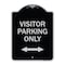 Signmission Visitor Parking Visitor Parking Heavy-Gauge Aluminum Architectural Sign, 24" x 18", BS-1824-22725 A-DES-BS-1824-22725 - alternate 1
